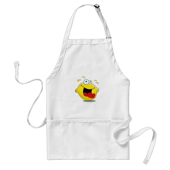 Cartoon Happy Lemon Apron (Front)