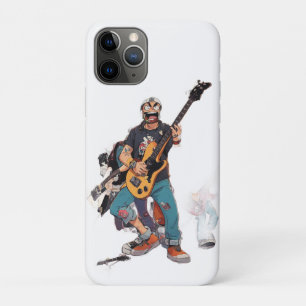 Cartoon Hardcore Punk Band – High-Energy Animated  Case-Mate iPhone Case