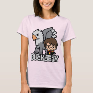 Cartoon Harry Potter and Buckbeak T-Shirt