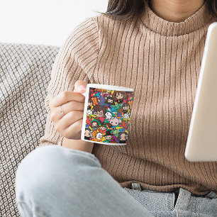 Cartoon Harry Potter Character Toss Pattern Coffee Mug