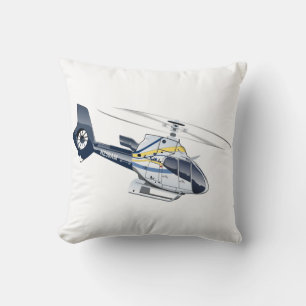Cartoon Helicopter Cushion