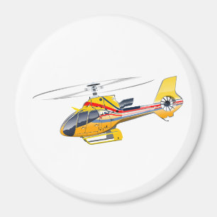 Cartoon Helicopter Magnet