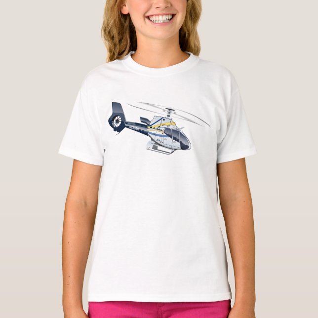 Cartoon Helicopter T-Shirt (Front)