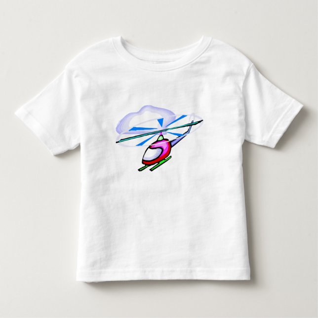 Cartoon Helicopter Tshirt (Front)