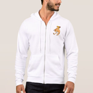 Cartoon Hercules Greek Mythology Hero with Club Hoodie