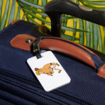 Cartoon Hercules Greek Mythology Hero with Club Luggage Tag<br><div class="desc">Travel in style and spot your bags instantly at the airport carousel with these durable custom luggage tags. Made from high-quality, sturdy materials, each tag includes a clear window on the back for your contact information and a secure strap to attach to any suitcase or carry-on. The vibrant, full-color printing...</div>