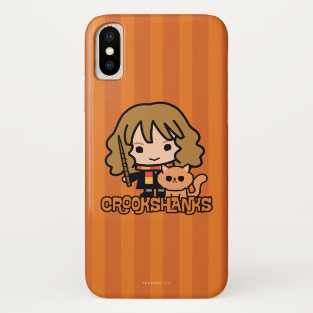 Cartoon Hermione and Crookshanks Case-Mate iPhone Case (Back)