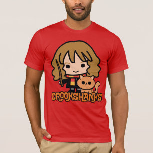 Cartoon Hermione and Crookshanks T-Shirt