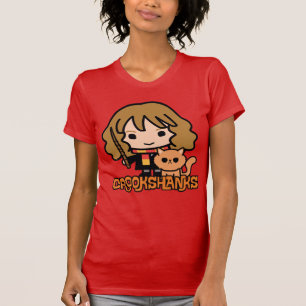 Cartoon Hermione and Crookshanks T-Shirt