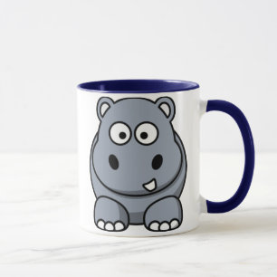 Cartoon Hippo Mug