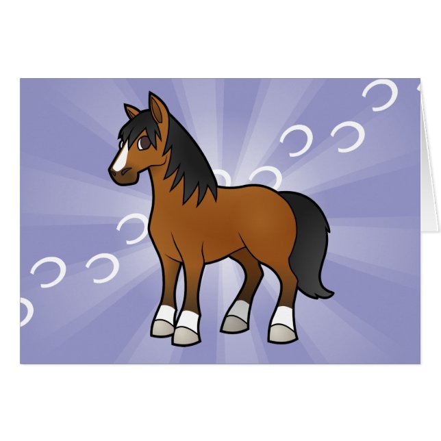 Cartoon Horse (Front Horizontal)
