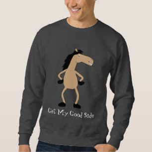 Cartoon Horse Fashion Model Sweatshirt