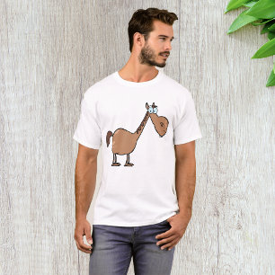 Cartoon Horse Mens T-Shirt