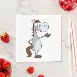 Cartoon Horse Napkin