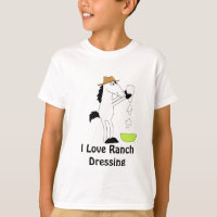 Cartoon Horse With Ranch Dressing