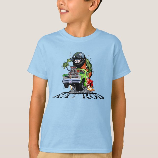 Cartoon hot rod T-Shirt (Front)