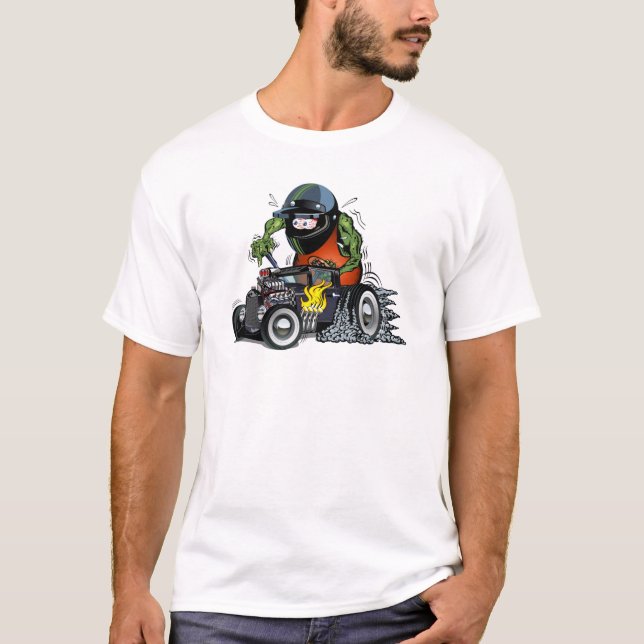 Cartoon hot rod T-Shirt (Front)