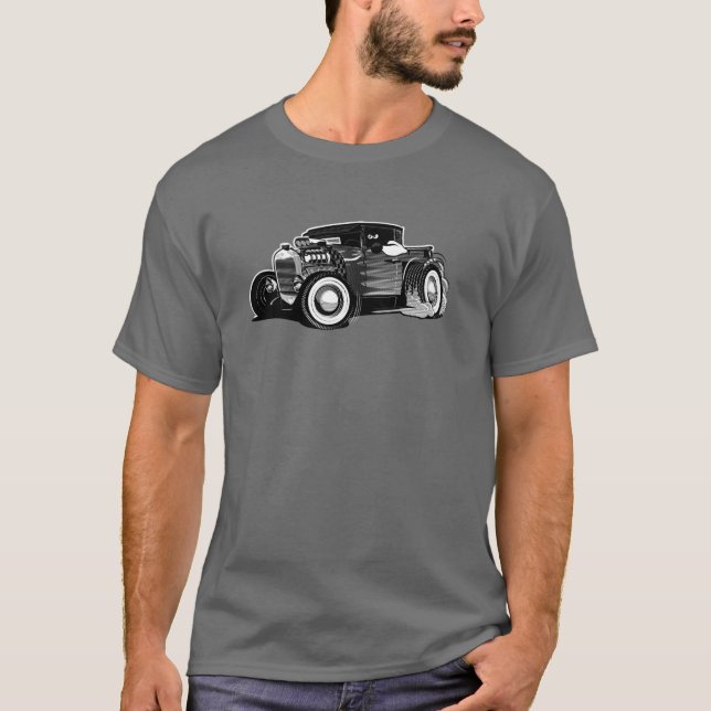 Cartoon hot rod T-Shirt (Front)