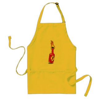 Cartoon Hot Sauce Apron