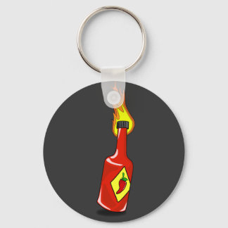 Cartoon Hot Sauce Keychain