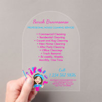 Cartoon House Keeper Maid Janitorial