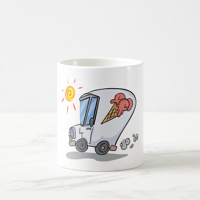 Cartoon Ice Cream Truck Fun Summer Dessert Coffee Mug (Creator Uploaded)