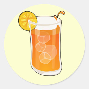 Cartoon Ice tea Sticker