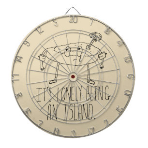 Cartoon Island Dartboard