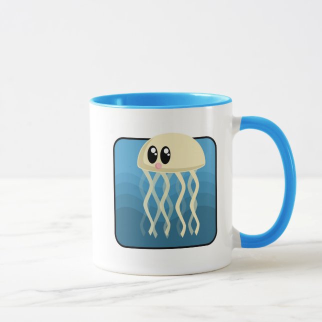 Cartoon Jellyfish Mug (Right)