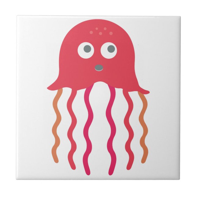 Cartoon Jellyfish Tile (Front)
