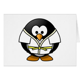 Cartoon Judo Penguin