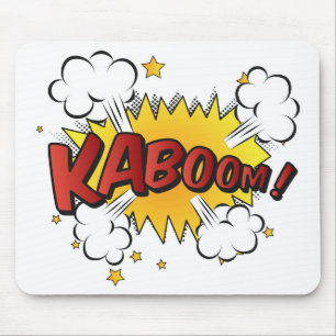Cartoon Kaboom! Splat Mouse Pad