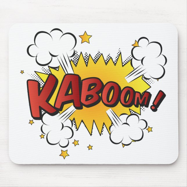 Cartoon Kaboom! Splat Mouse Pad (Front)