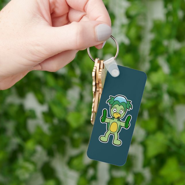Cartoon Kappa Yokai Key Ring (Hand)