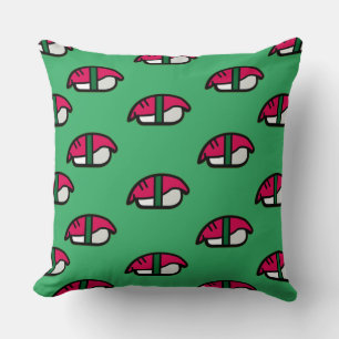Cartoon Kawaii Sushi, Fish Rice & Seaweed Cushion