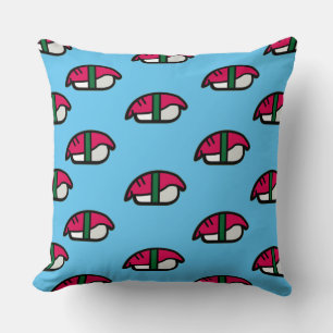 Cartoon Kawaii Sushi, Fish Rice & Seaweed Cushion