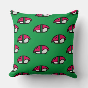 Cartoon Kawaii Sushi, Fish Rice & Seaweed Cushion