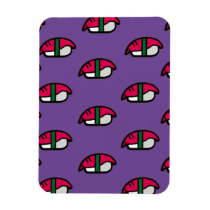 Cartoon Kawaii Sushi, Fish Rice & Seaweed Magnet