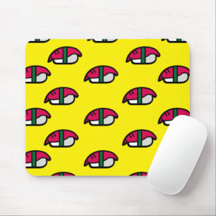 Cartoon Kawaii Sushi, Fish Rice & Seaweed Mouse Pa Pad