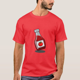 Cartoon Ketchup Bottle Shirt