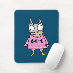 Cartoon Kitten Mouse Pad