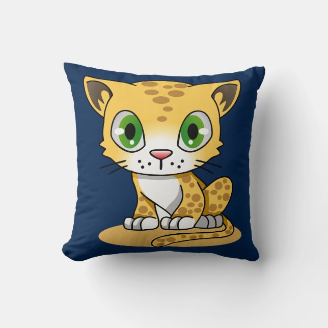 cartoon kitty pillow (Front)