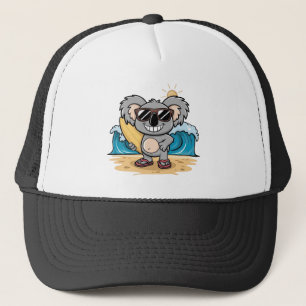 Cartoon Koala Trucker Hat