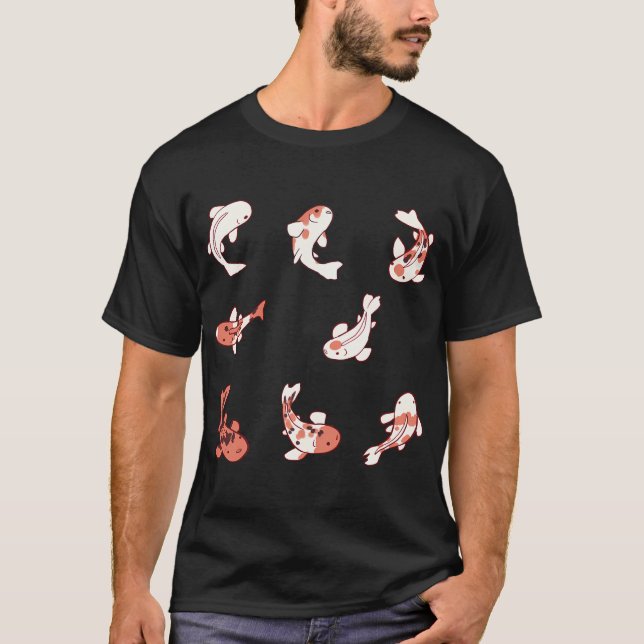 Cartoon Koi fish pack T-Shirt (Front)
