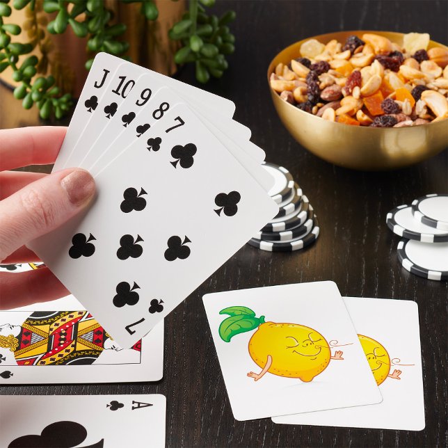 Cartoon Lemon Playing Cards (Creator Uploaded)