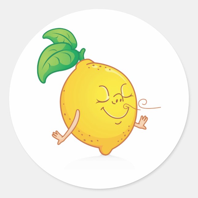 Cartoon Lemon Stickers (Front)