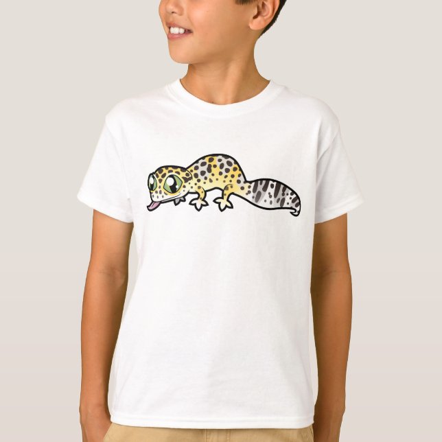 Cartoon Leopard Gecko T-Shirt (Front)