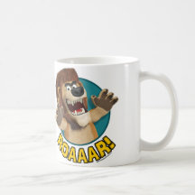 Cartoon Lion Animal Mug