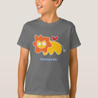 Cartoon Lion Kid Cute Fun Custom Gift T-Shirt