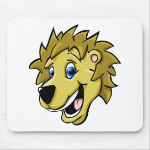 Cartoon Lion Mouse Pad